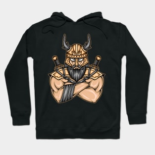 Viking warrior illustration Hoodie